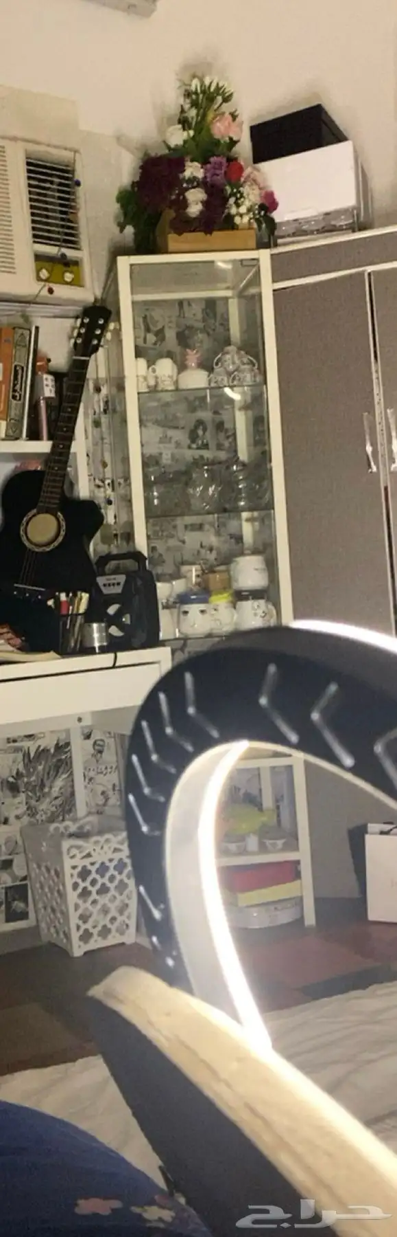 رفوف زجاج لون ابيض 3