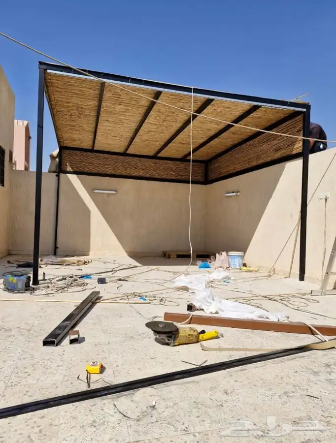 مظلات وسواتر سندويش بنل مظلات شنكو مستودعات مظلات خيزران 0