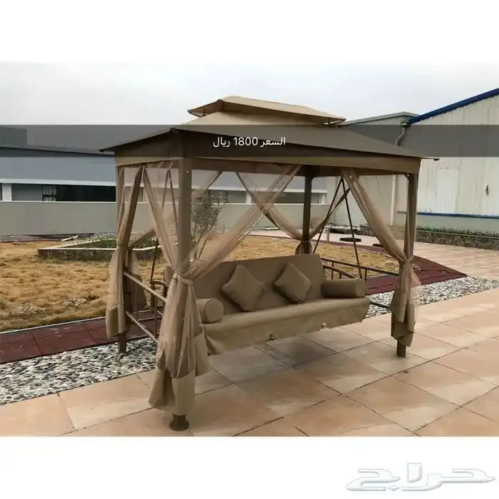 مرجيحة خارجي قابلة للتعديل مع مظلة 0