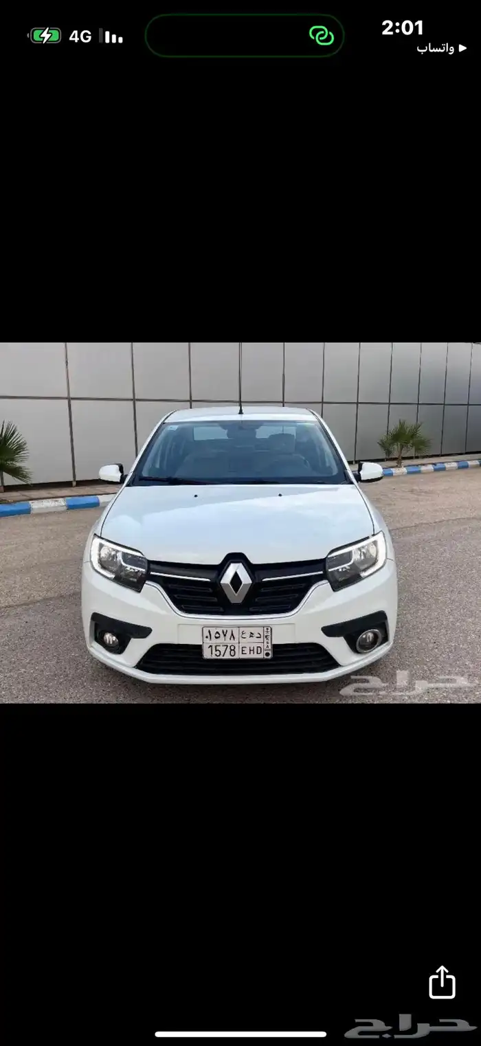 رينو سنبل 2021 عداد152 الف 2