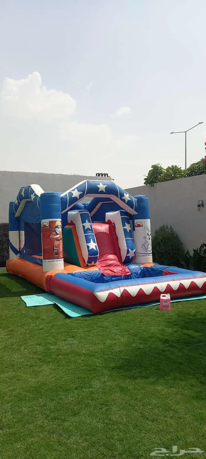 نطيطه ملعب صابوني نطيطات زحليقه مائيه 7