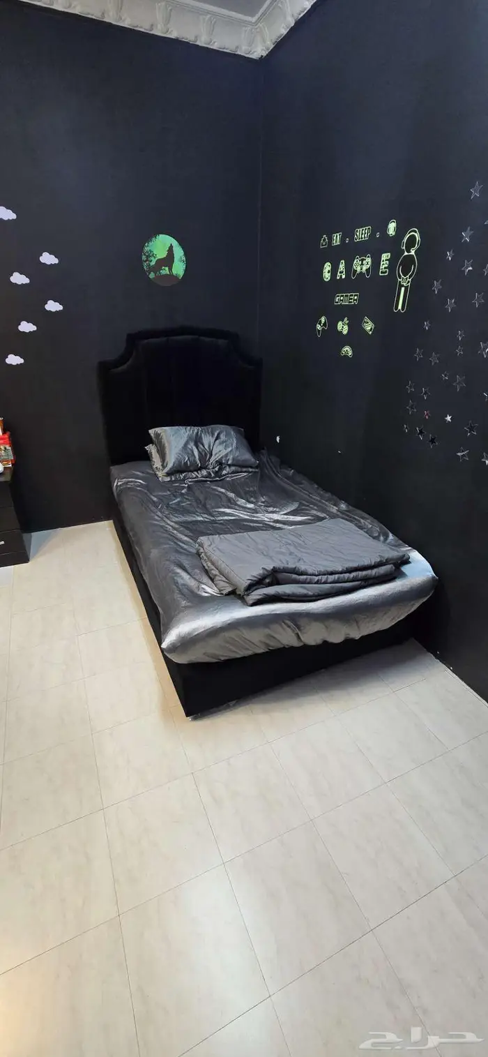 سرير نفر ونص مع المرتبة 0