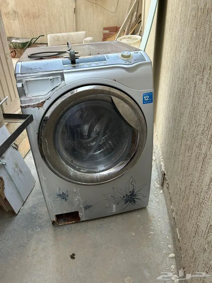 غسالة ملابس دايو أوتوماتيك مستخدمه للبيع مستعجل 0