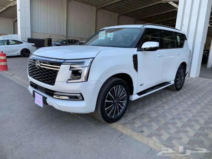 نيسان باترول بلاتنيوم موديل 2025 خليجي ابيض __ جملي 2