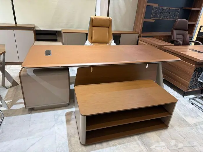 اثاث مكتبي مكاتب مدير طقم مودرن فخم كبير (يوم الوطني خصم) 15