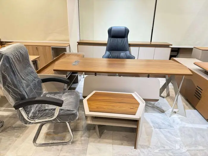 اثاث مكتبي مكاتب مدير طقم مودرن فخم كبير (يوم الوطني خصم) 16
