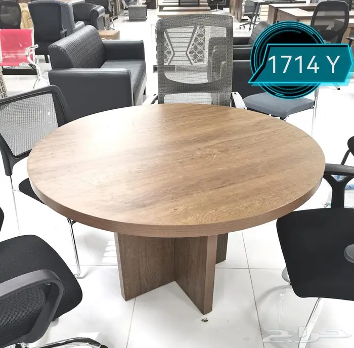 طاولة اجتماعات ملامين فخمة جميع المقاسات بتصميم أنيق وعصري 27