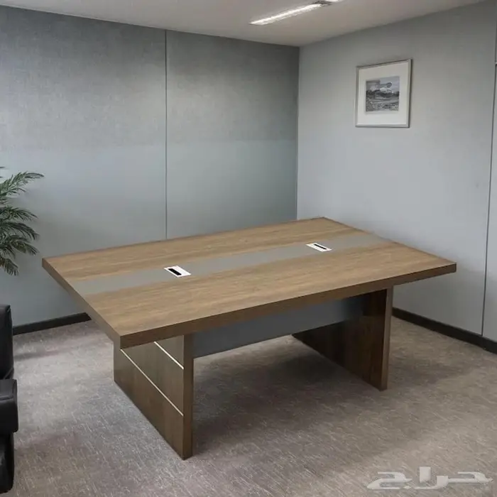 طاولة اجتماعات ملامين فخمة جميع المقاسات بتصميم أنيق وعصري 1