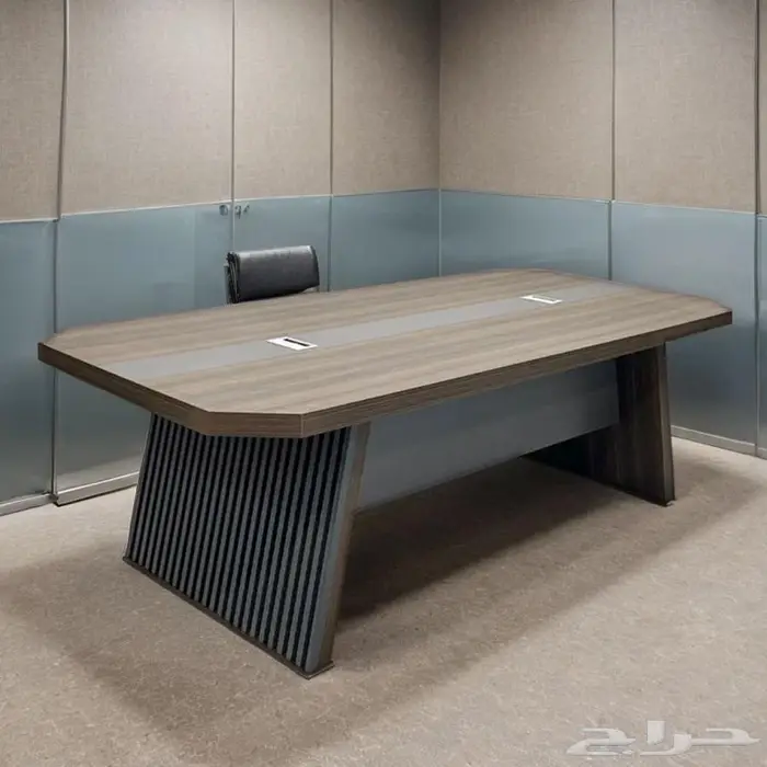 طاولة اجتماعات ملامين فخمة جميع المقاسات بتصميم أنيق وعصري 0