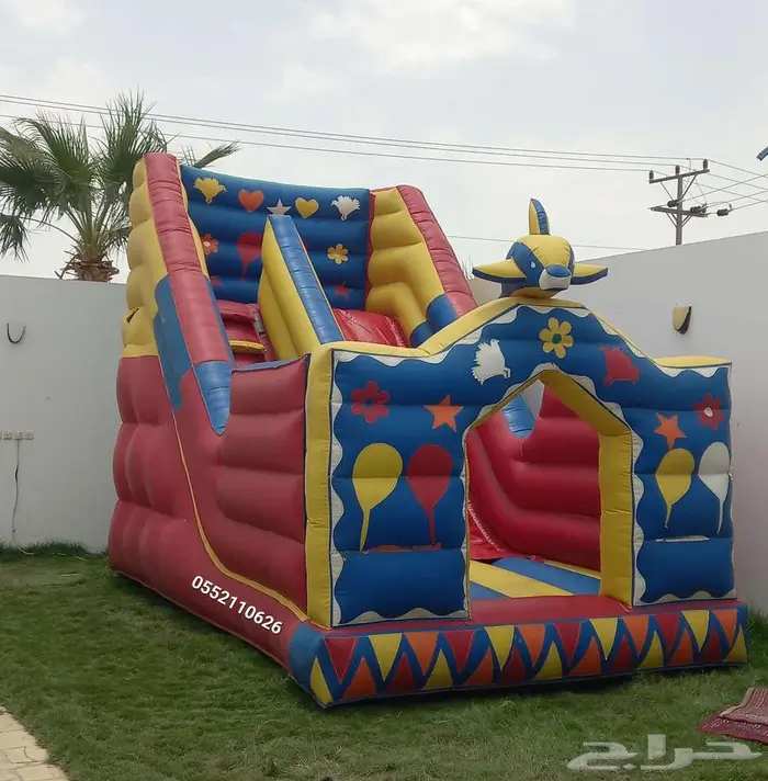 نطيطه ملعب صابوني نطيطات زحليقه مائيه 5