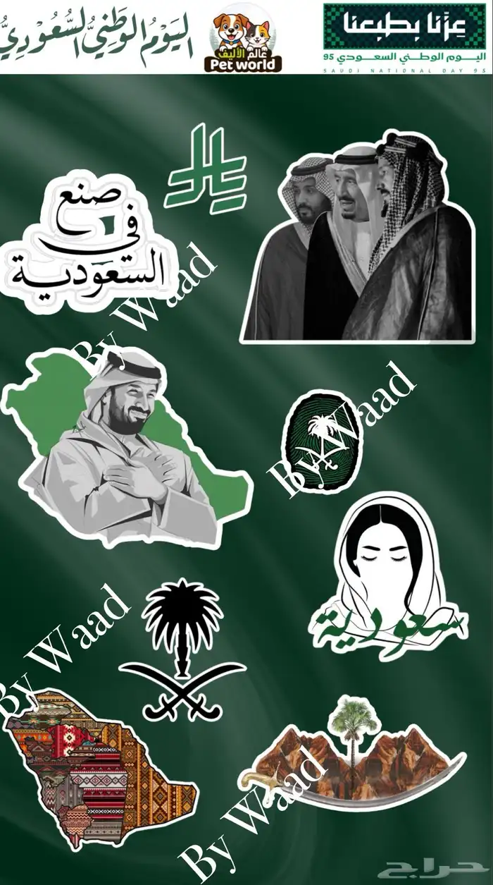 مصممة جرافيك تصاميم اليوم الوطني 0
