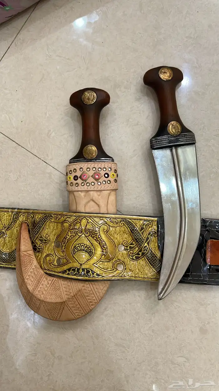 جنابي قرون بهيص صيني بالخرج 0