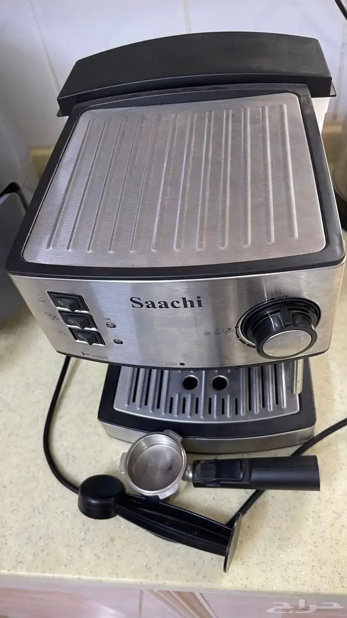 ماكينة قهوة اسبريسو مع عصا تبخير الحليب جديدة ب150 ريال فقط 2