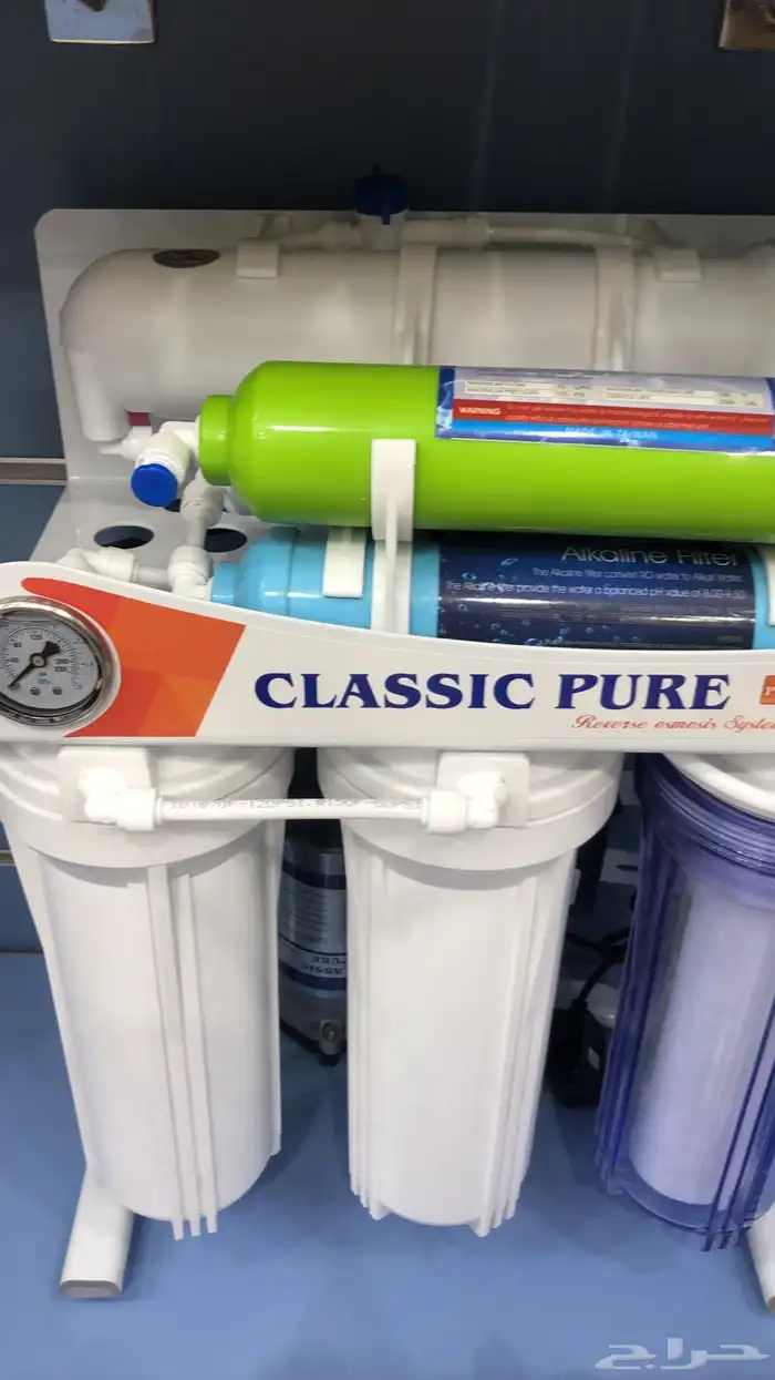 فلتر 7مراحل مع فلتر دش مع برادة مع طقم فلاتر أوربي 3