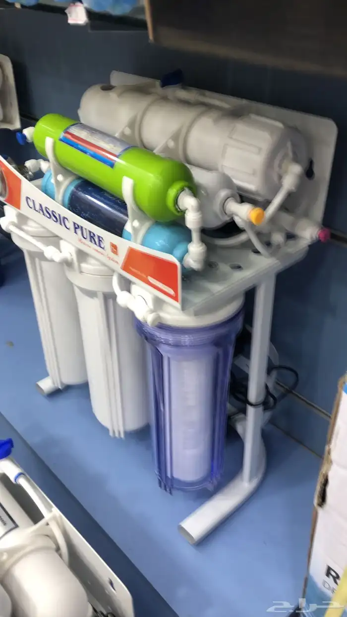 فلتر 7مراحل مع فلتر دش مع برادة مع طقم فلاتر أوربي 2