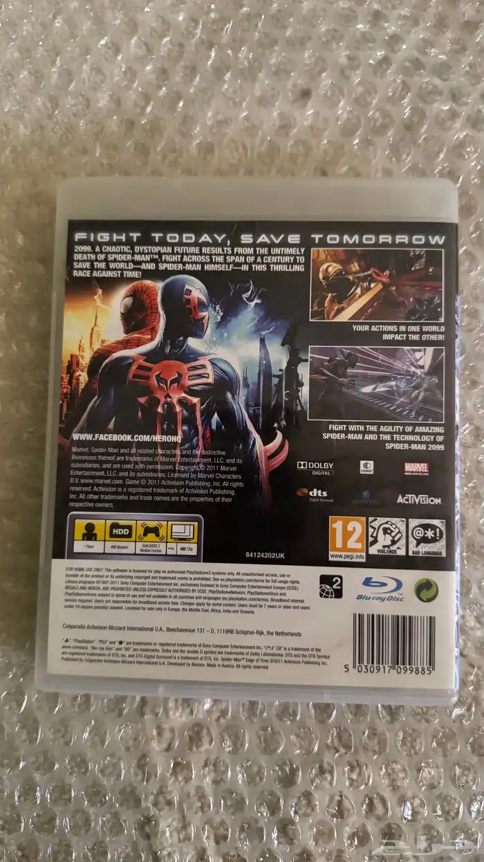 Spider man Edge of Time ps3 PAL Like new 3