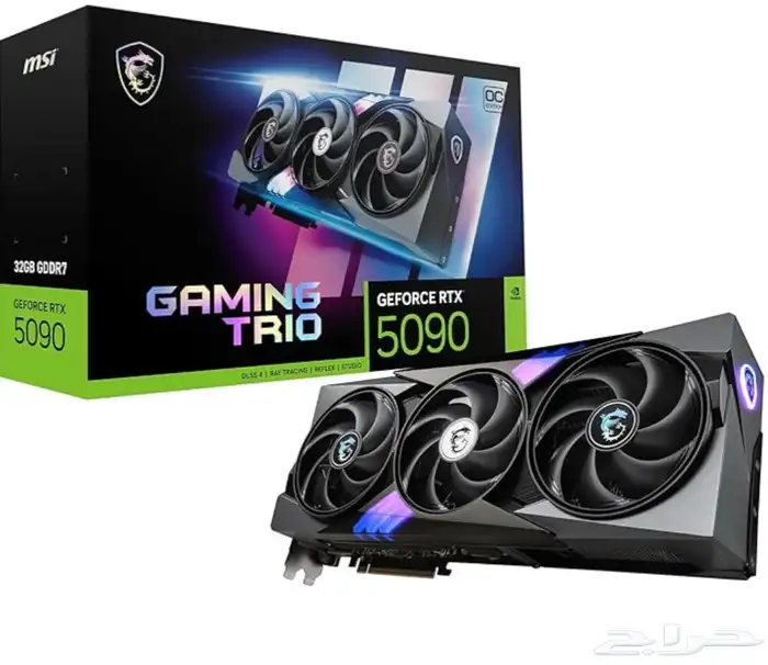 كرت شاشة Rtx 5090 تريو من ام اس آي 0
