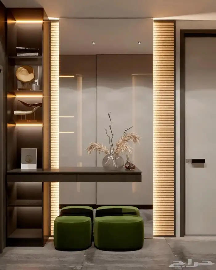 شي بورد بديل رخام باركيه مداخل غرف نوم 85