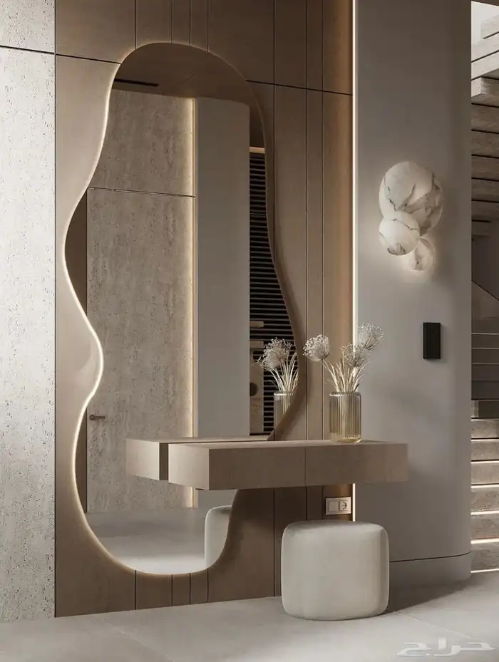 شي بورد بديل رخام باركيه مداخل غرف نوم 68