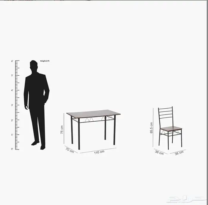 A 4-Seater Dining Table for Sale (From HomeBox) 4