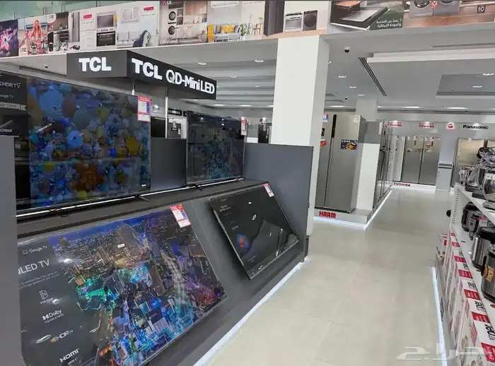 شاشه tcl 55 بوصه جديده شريتها قبل يومين 0