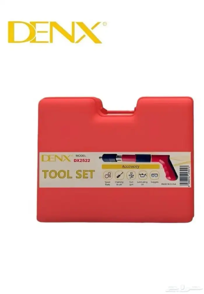 مسدس مسامير من DENX يعمل بضغط الهواء قادر على اختراق الفولاذ 4