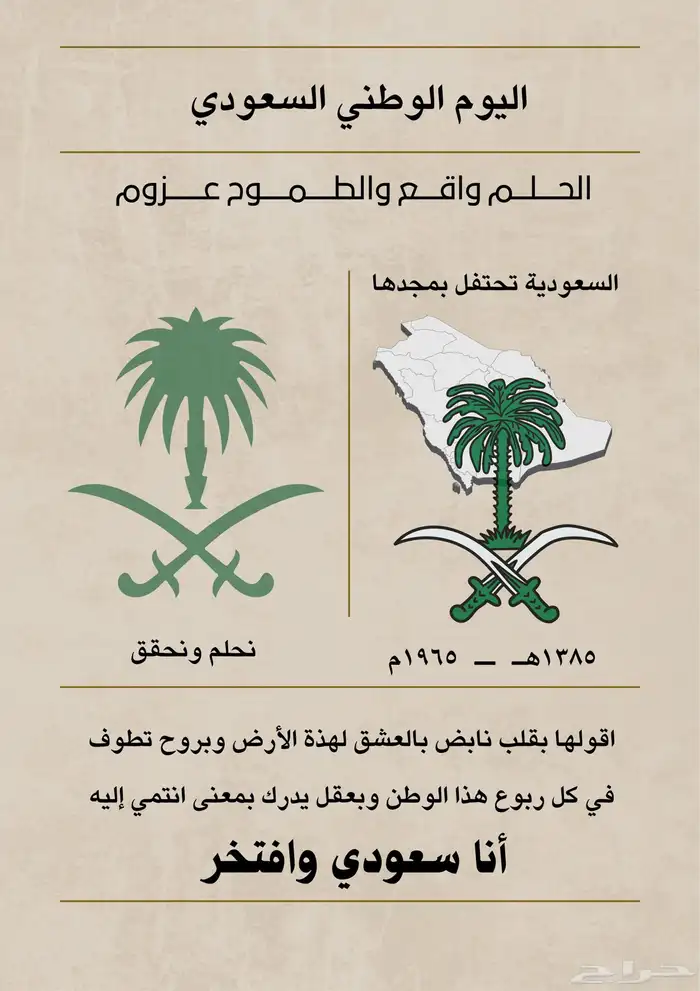 تصميم إعلان اليوم الوطني - موشن او بوست ثابت 2