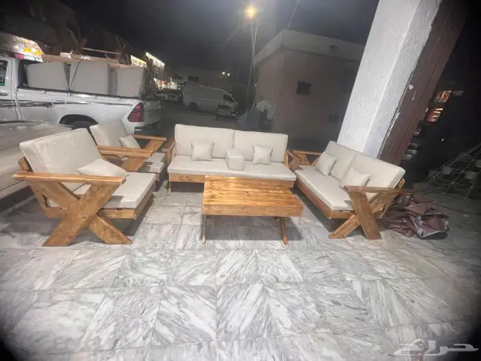جلسات خارجية كراسي خشب كراسي حديد كراسي خارجية كراسي كويتية 7