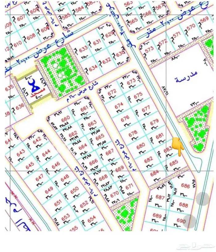 ارض للبيع مساحة 900 ارض خليص مخطط ملك فهد 0