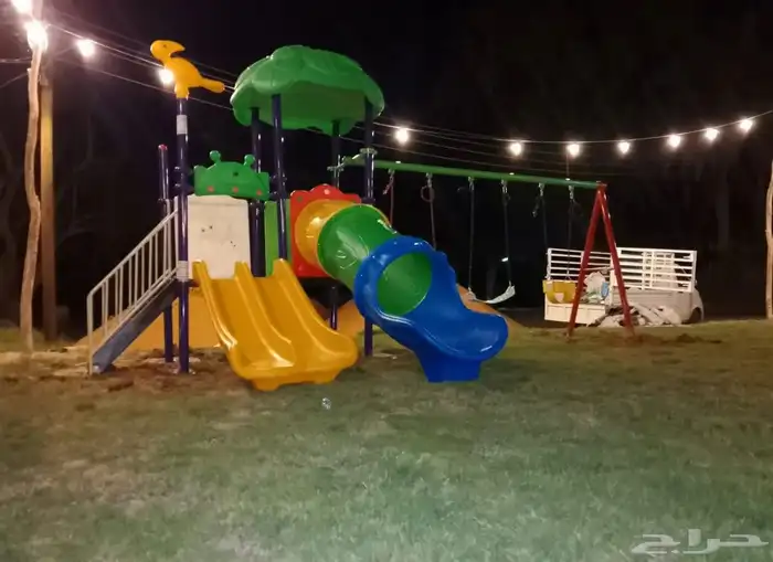 مراجيح مع زحليق متعدده للالطفال وتفاعل وتسليه للطفال 2