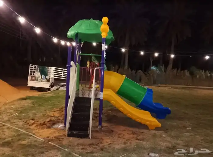 مراجيح مع زحليق متعدده للالطفال وتفاعل وتسليه للطفال 5