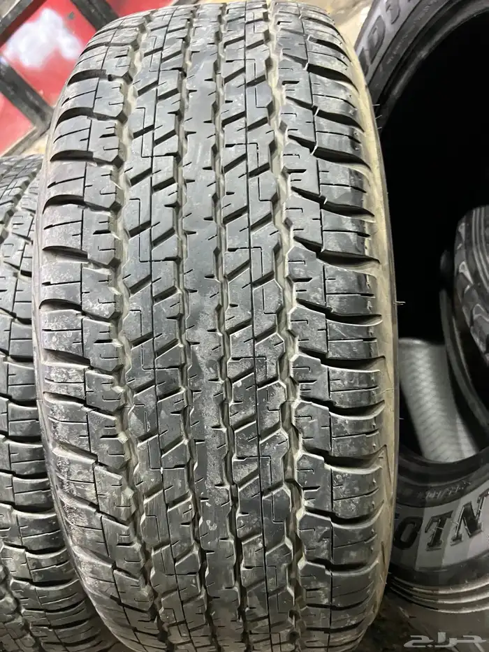 كفرات دنلوب وكاله جيب جكسار مقاس 285 60 18 24