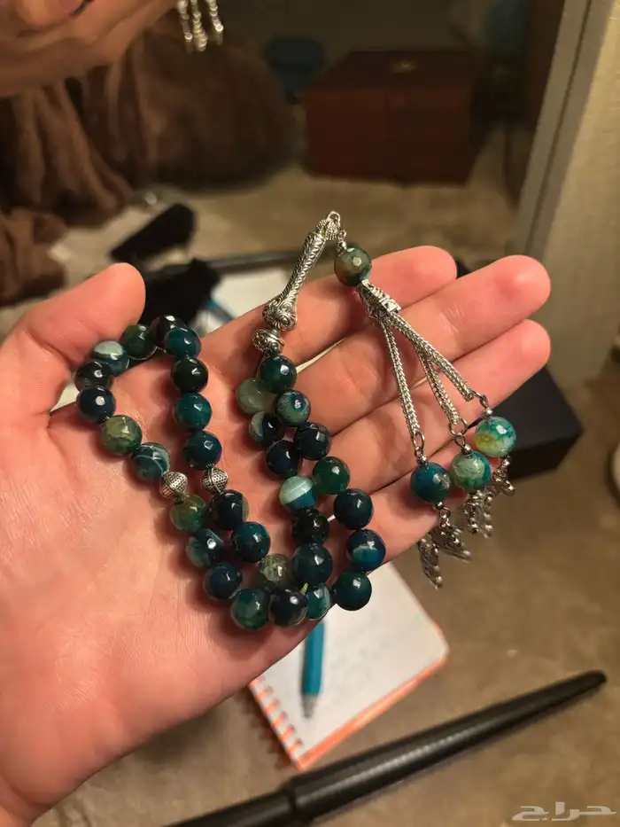 مسباح عقيق برازيلي تركوازي 0