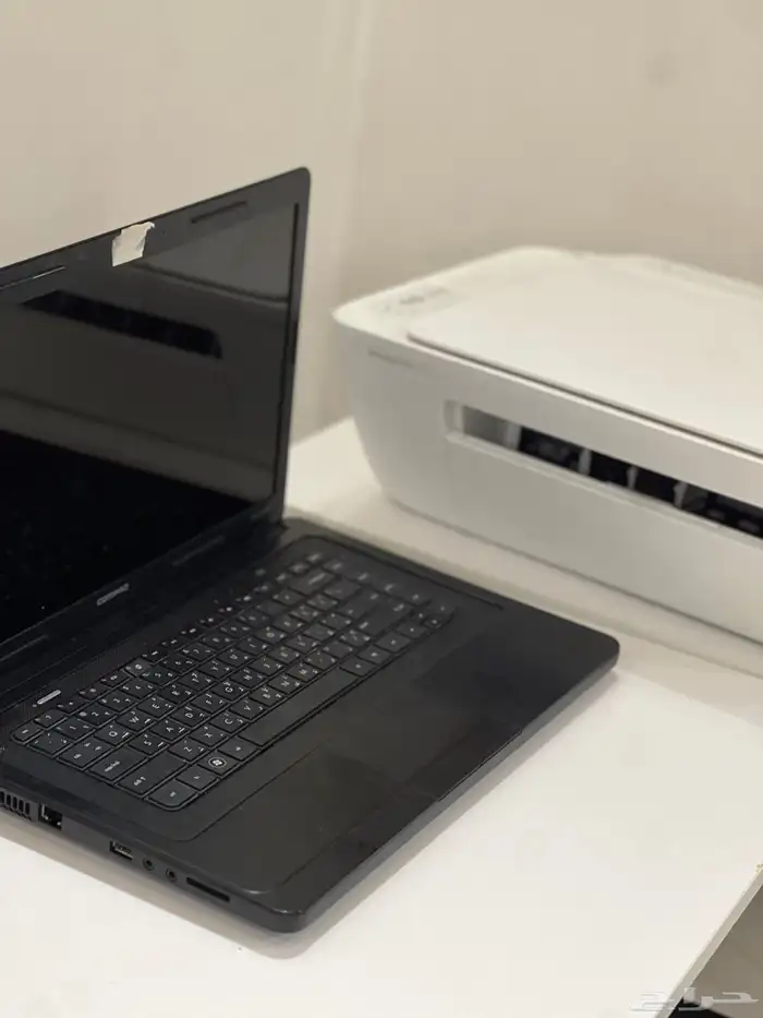 طابعه شبه جديده Hpولابتوب Compaq Hp 0