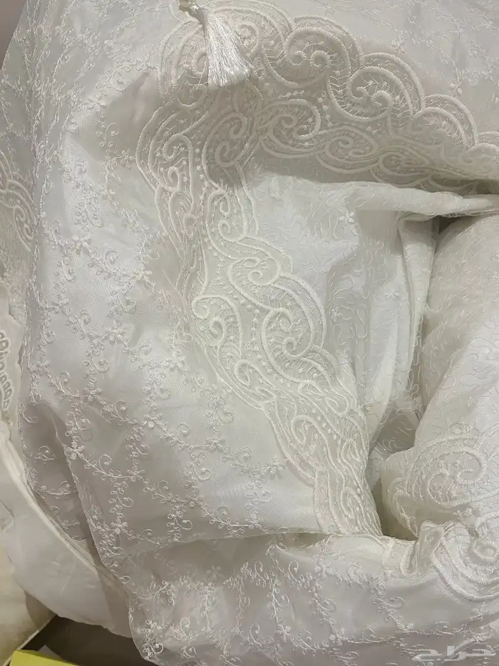 لحاف عروس جديد لم يستخدم سوى ليلة اوليلتين ابض تركي كما هو 3