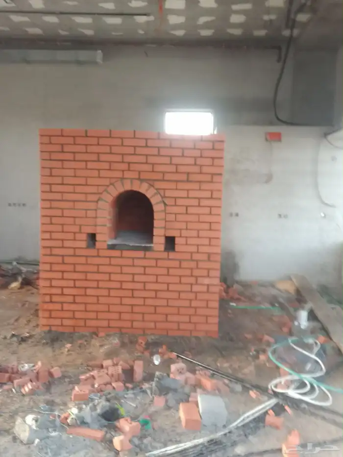 عمل مخابز ومشب نار شويات طوب الحمر ومشب رخام معلم باكستاني 3