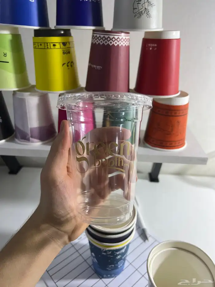 طباعه وتصنيع الاكواب الورقيه 0