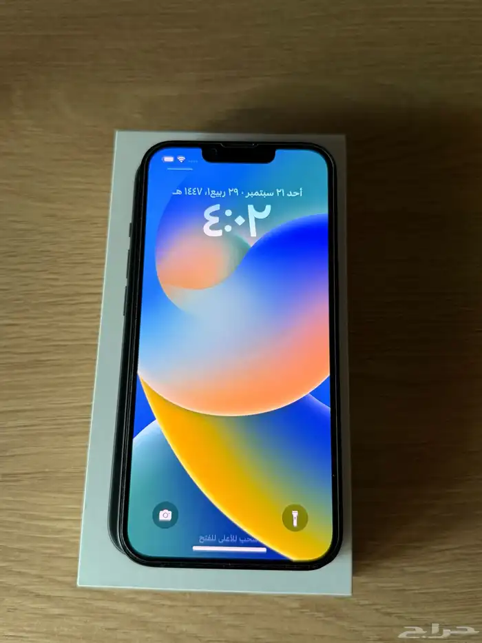 ايفون 14 أسود 128G نظيف نسبة البطارية 89 0