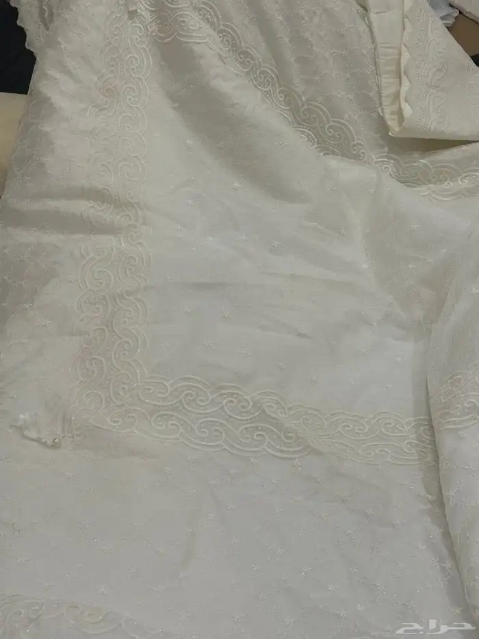 لحاف عروس جديد لم يستخدم سوى ليلة اوليلتين ابض تركي كما هو 1