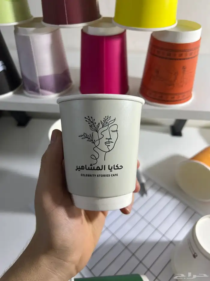 طباعه وتصنيع الاكواب الورقيه 2