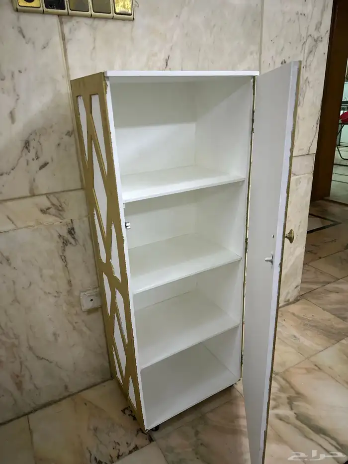 دولاب خشب صغير دولاب مرايا لتنظيم الاكسسوار 4