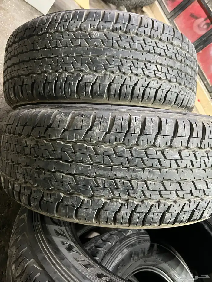كفرات دنلوب وكاله جيب جكسار مقاس 285 60 18 23