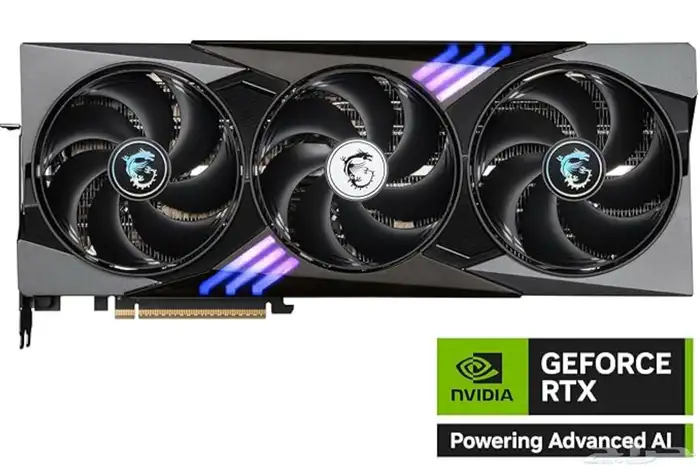 كرت شاشة Rtx 5090 تريو من ام اس آي 1