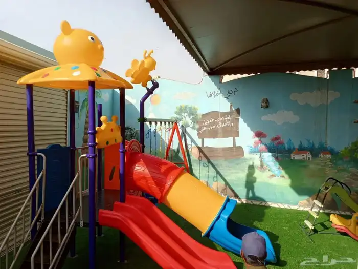 مراجيح مع زحليق متعدده للالطفال وتفاعل وتسليه للطفال 9