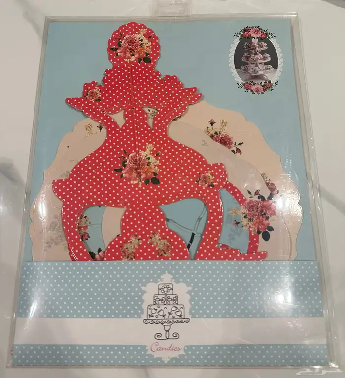 حامل كيك حامل كعك 3 طبقات متين جدا 1