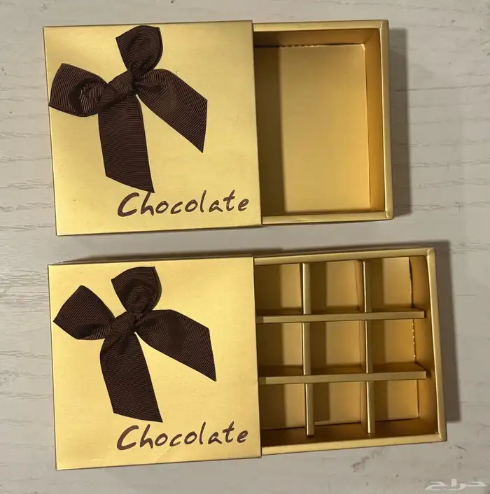 علب شوكليت 12 في 12سم بحجم كف اليد 0