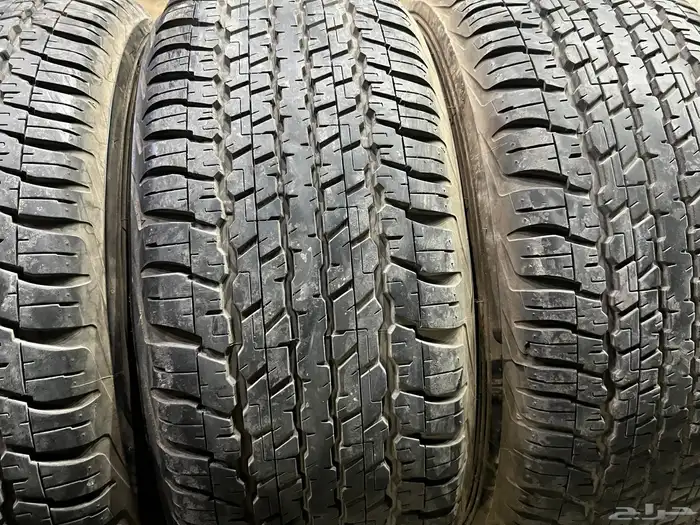 كفرات دنلوب وكاله جيب جكسار مقاس 285 60 18 7