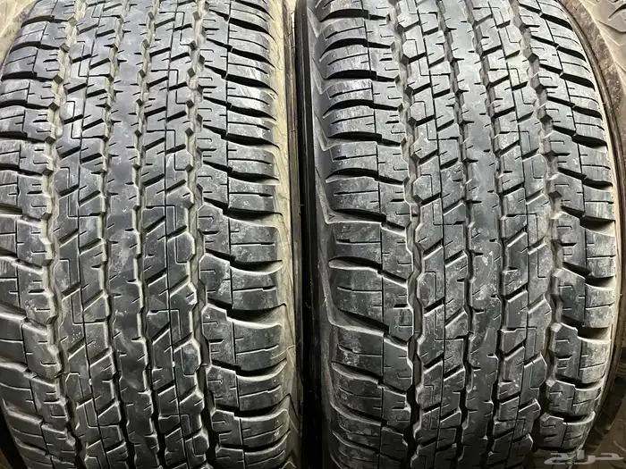 كفرات دنلوب وكاله جيب جكسار مقاس 285 60 18 8