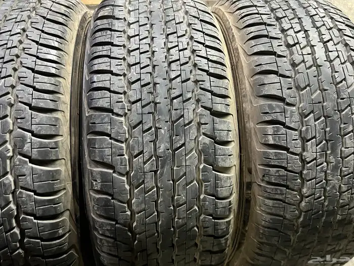 كفرات دنلوب وكاله جيب جكسار مقاس 285 60 18 9