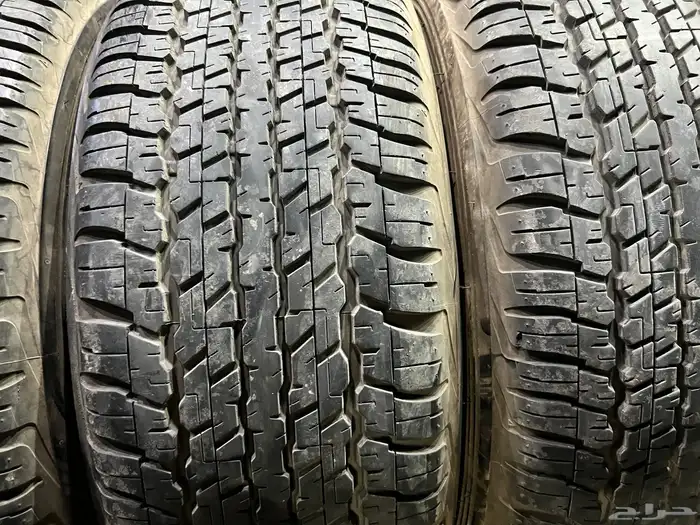 كفرات دنلوب وكاله جيب جكسار مقاس 285 60 18 1